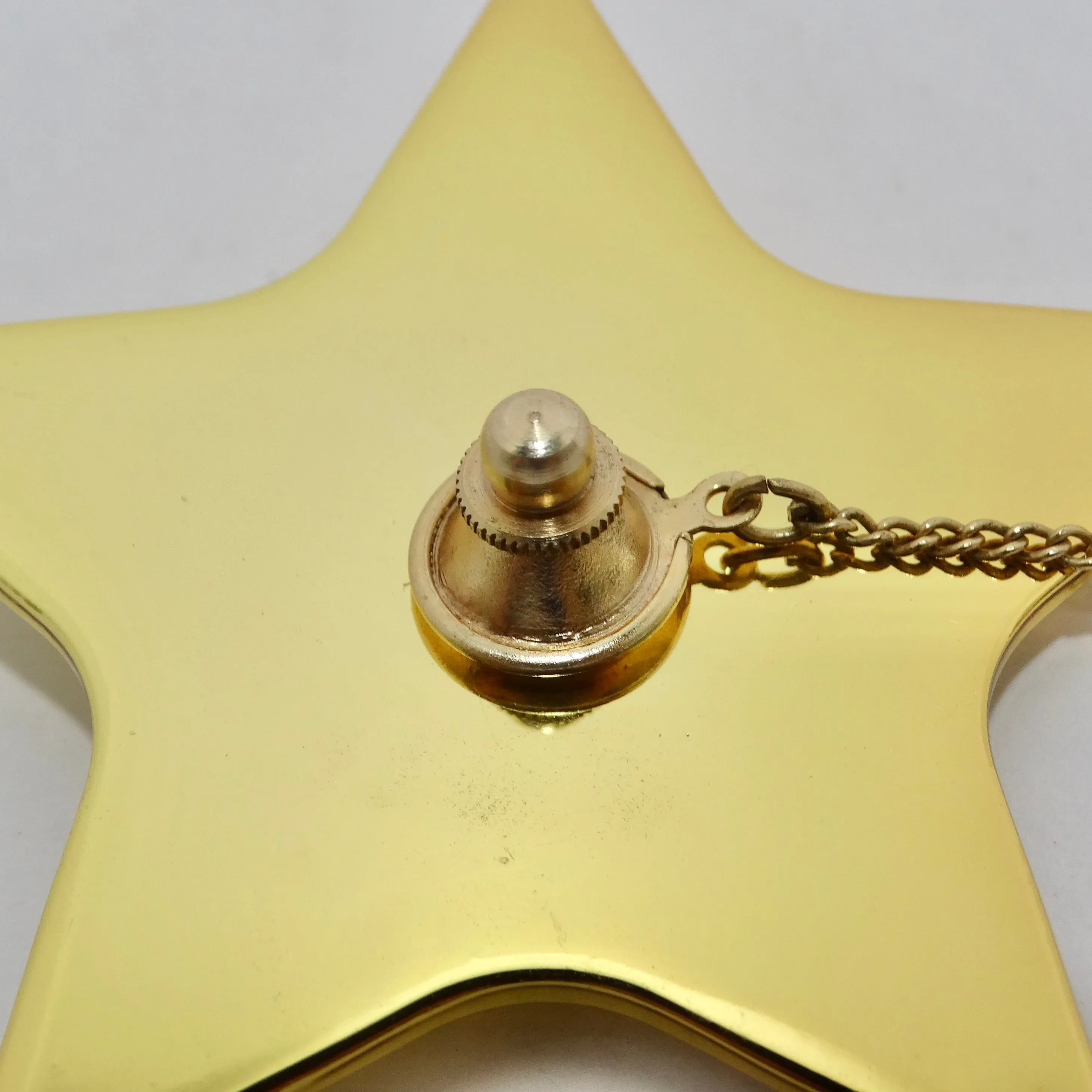 Christian Dior Gold Tone Star Pin