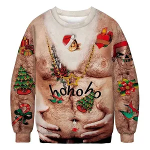 Christmas Funny 3D Printed Sweatshirt