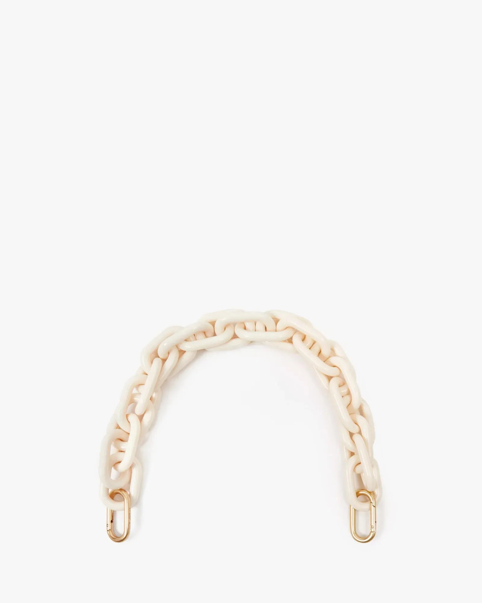 Clare V. Shortie Strap in Cream