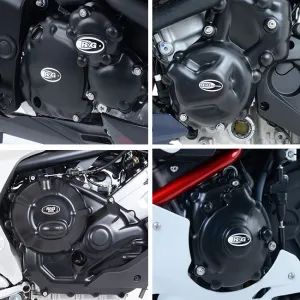 Clutch & Water Pump Covers Ducati R&G (KEC0082BK)