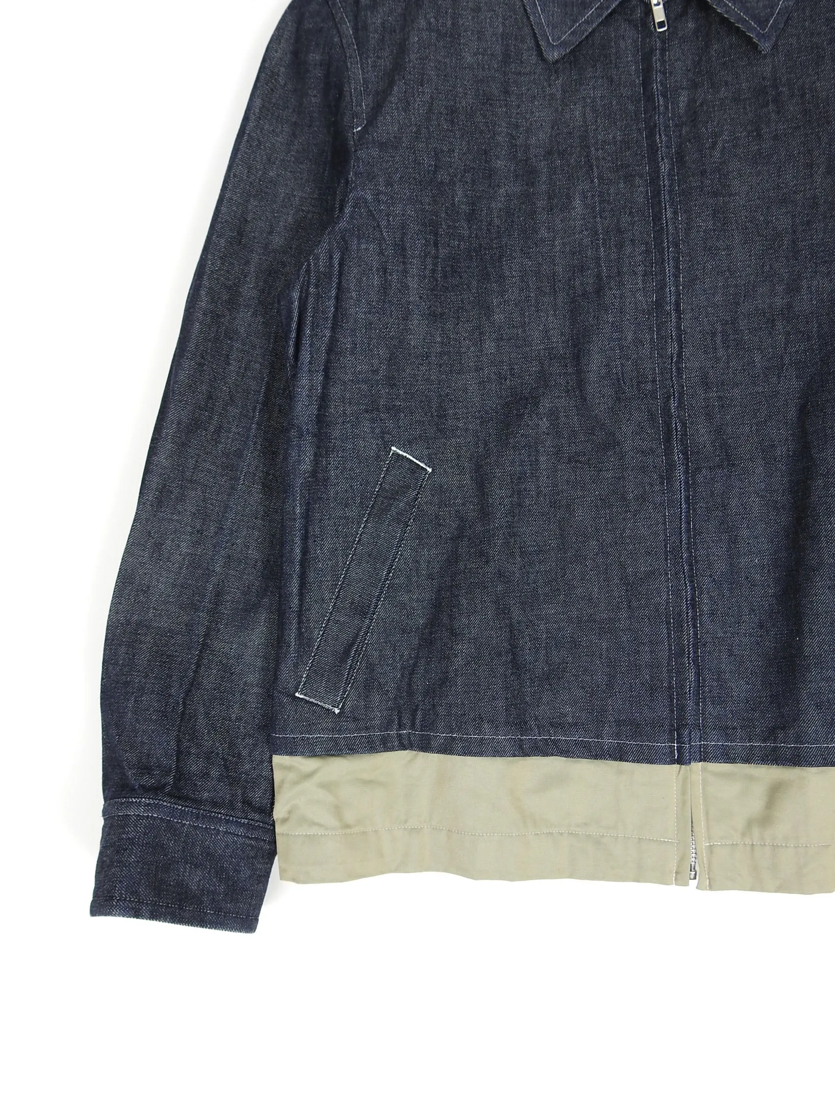Comme des Garcons AD2001 Denim Contrast Blouson Size Large