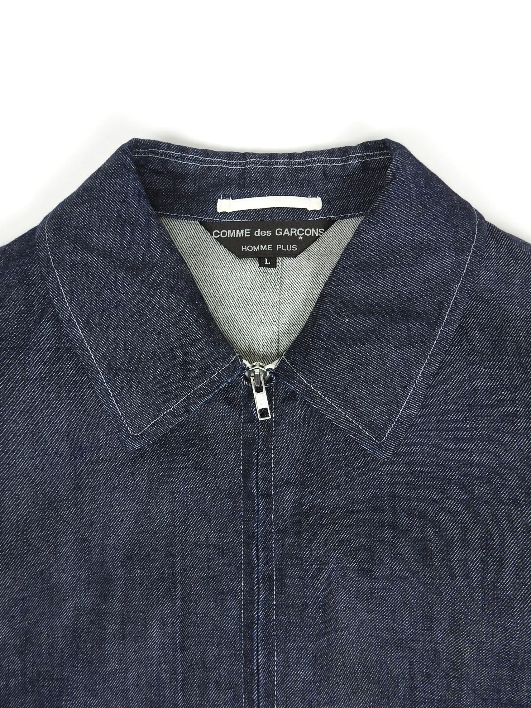 Comme des Garcons AD2001 Denim Contrast Blouson Size Large