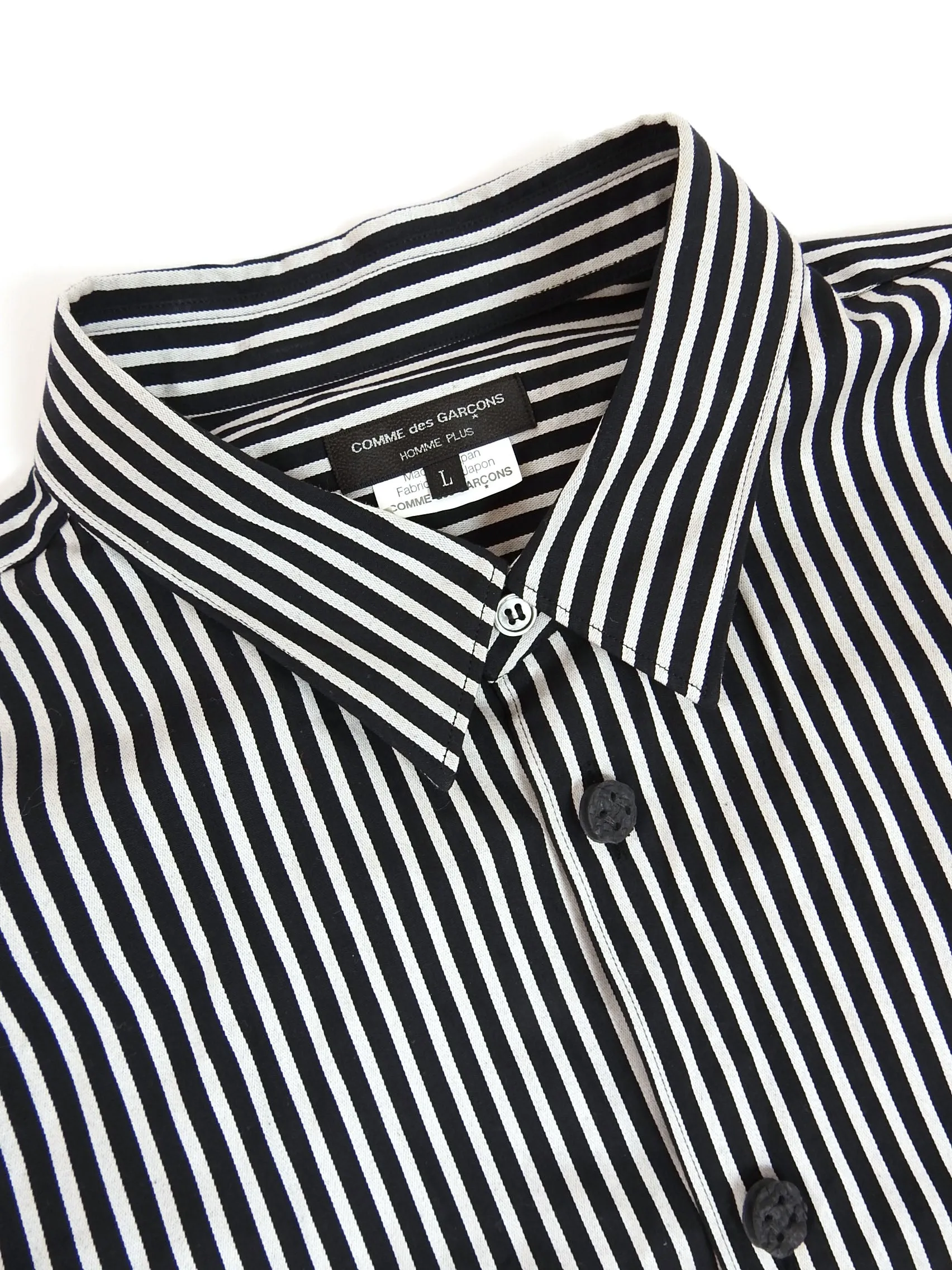Comme Des Garçons Homme Plus AD21012 Stripe Shirt Size Large