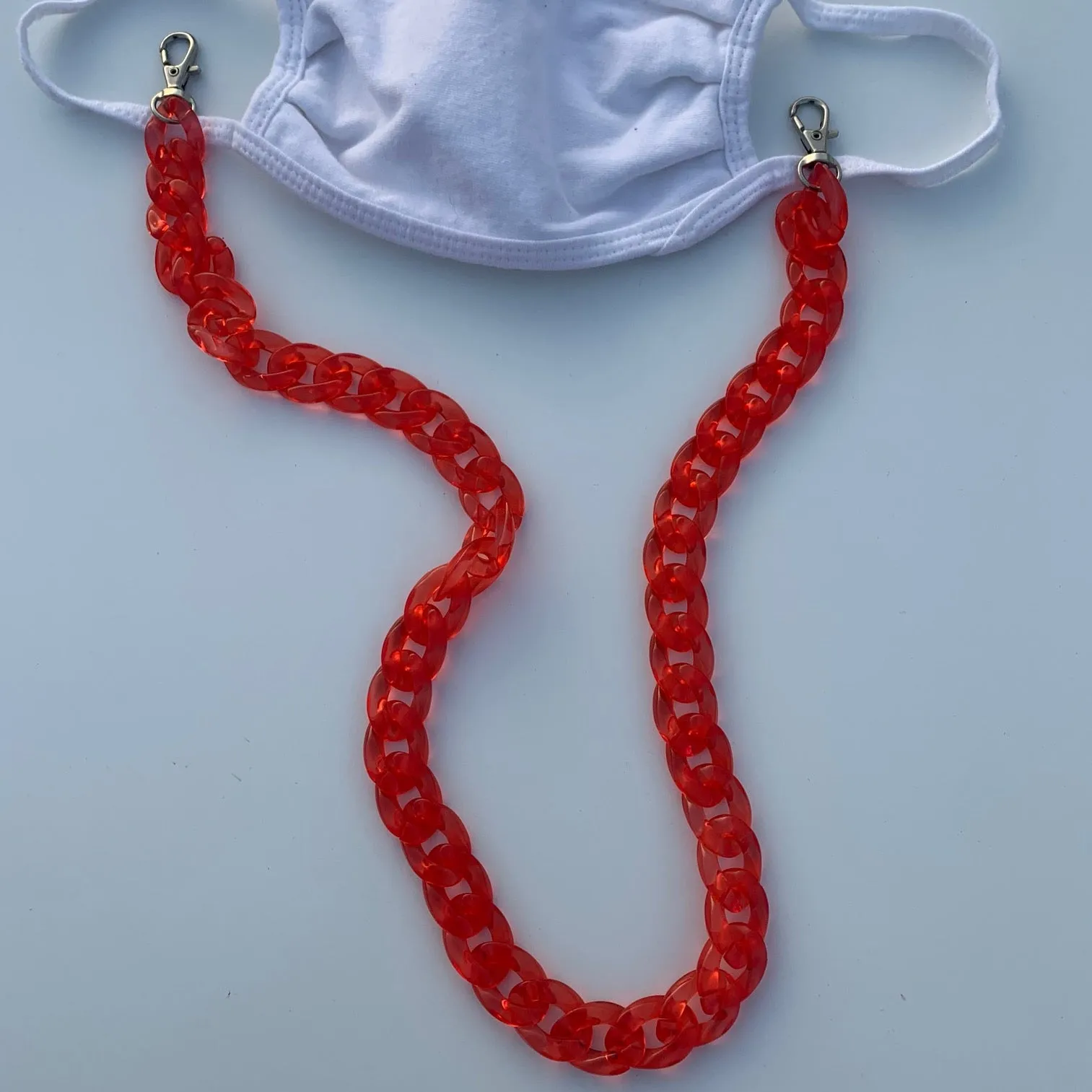 Convertible Chunky Acrylic Face Mask Chain (3 ways)