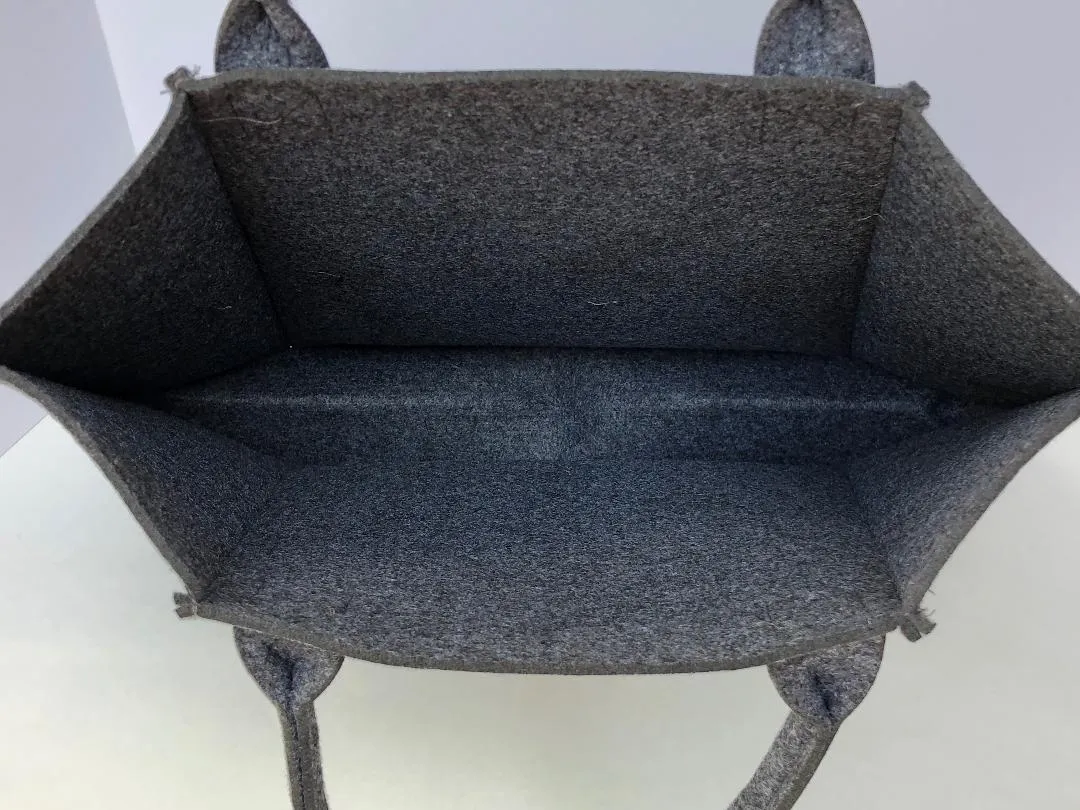 Customized Dark Grey Handbag   Meditation Collection
