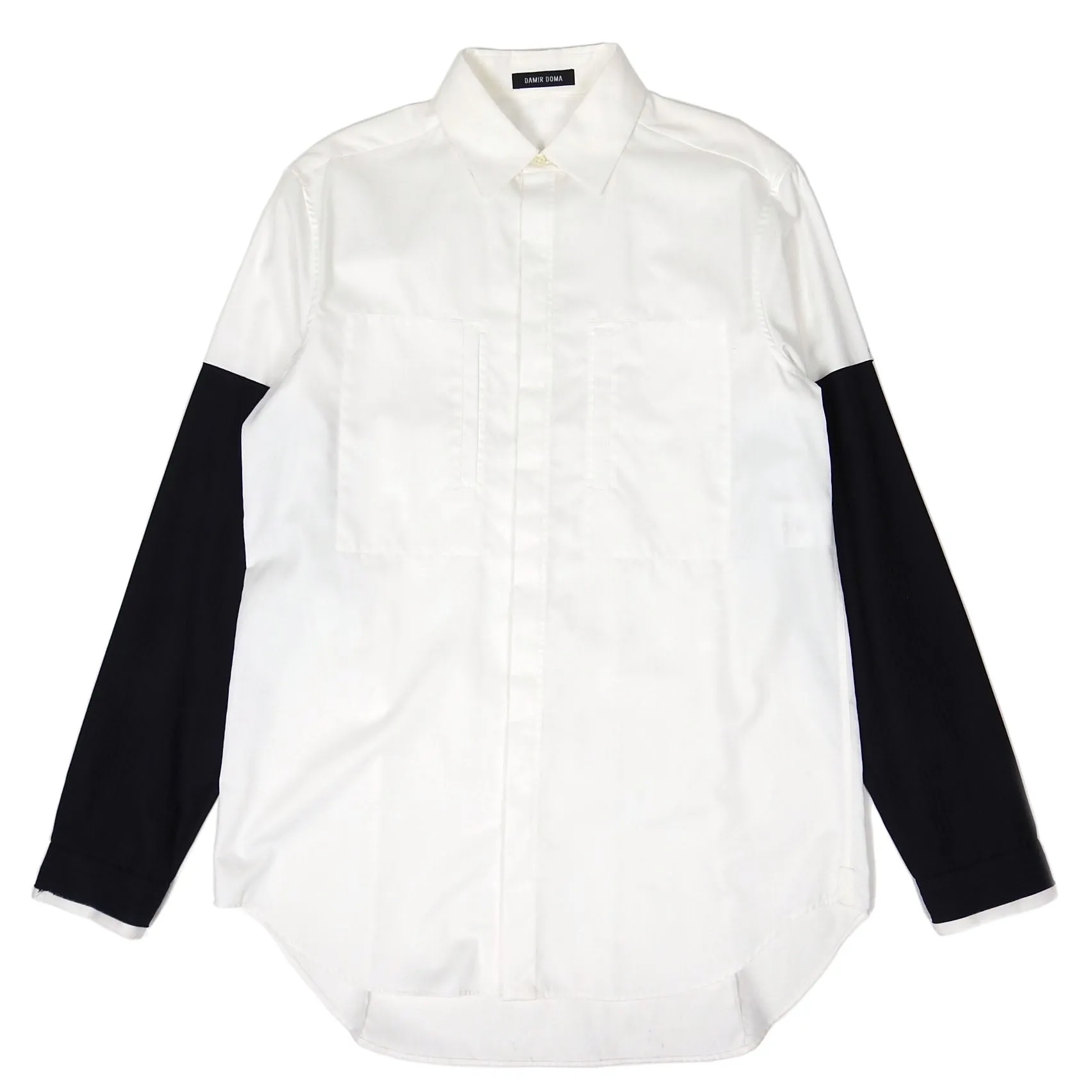 Damir Doma Panelled Sleeve Shirt Size 50 (Large)
