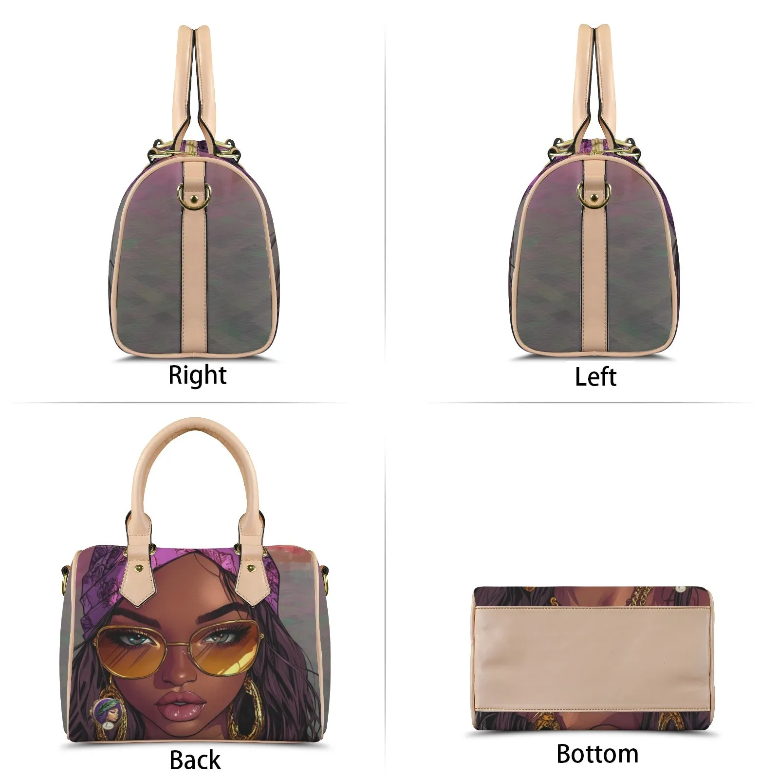 Dania's Desire Khaki Handle Handbag