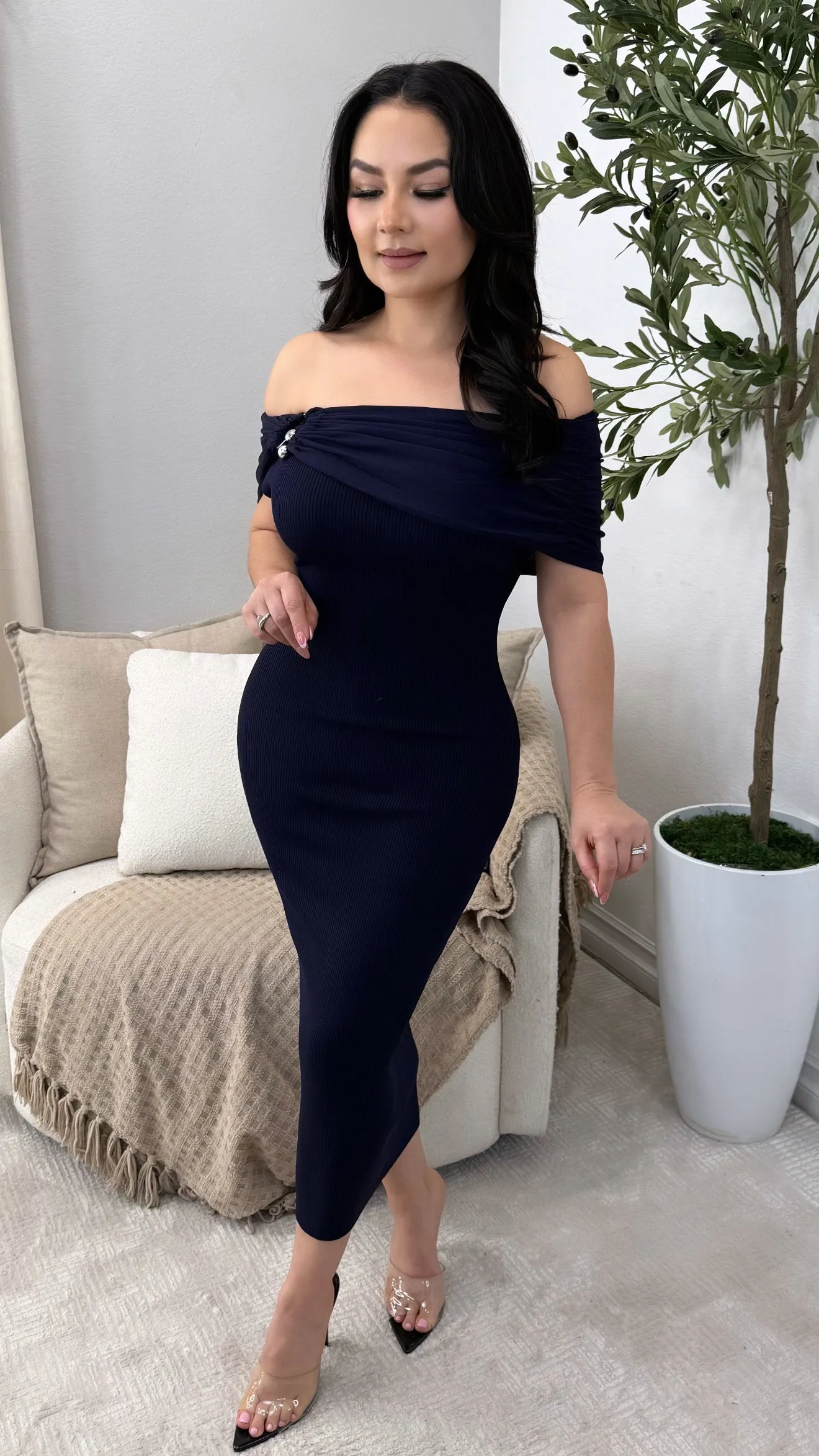 DELANI NAVY  DRESS