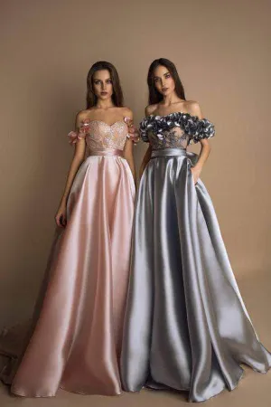 Designer Satin Silk wedding Gown
