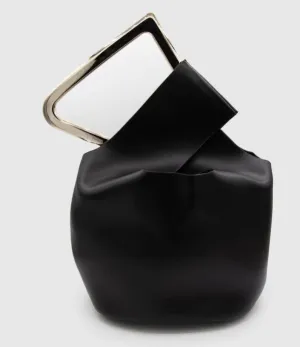 Diagonal Triangle Resin Handles Handbag