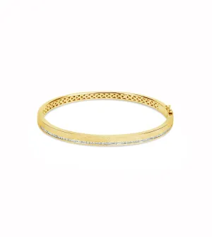 Diamond Channel Bangle