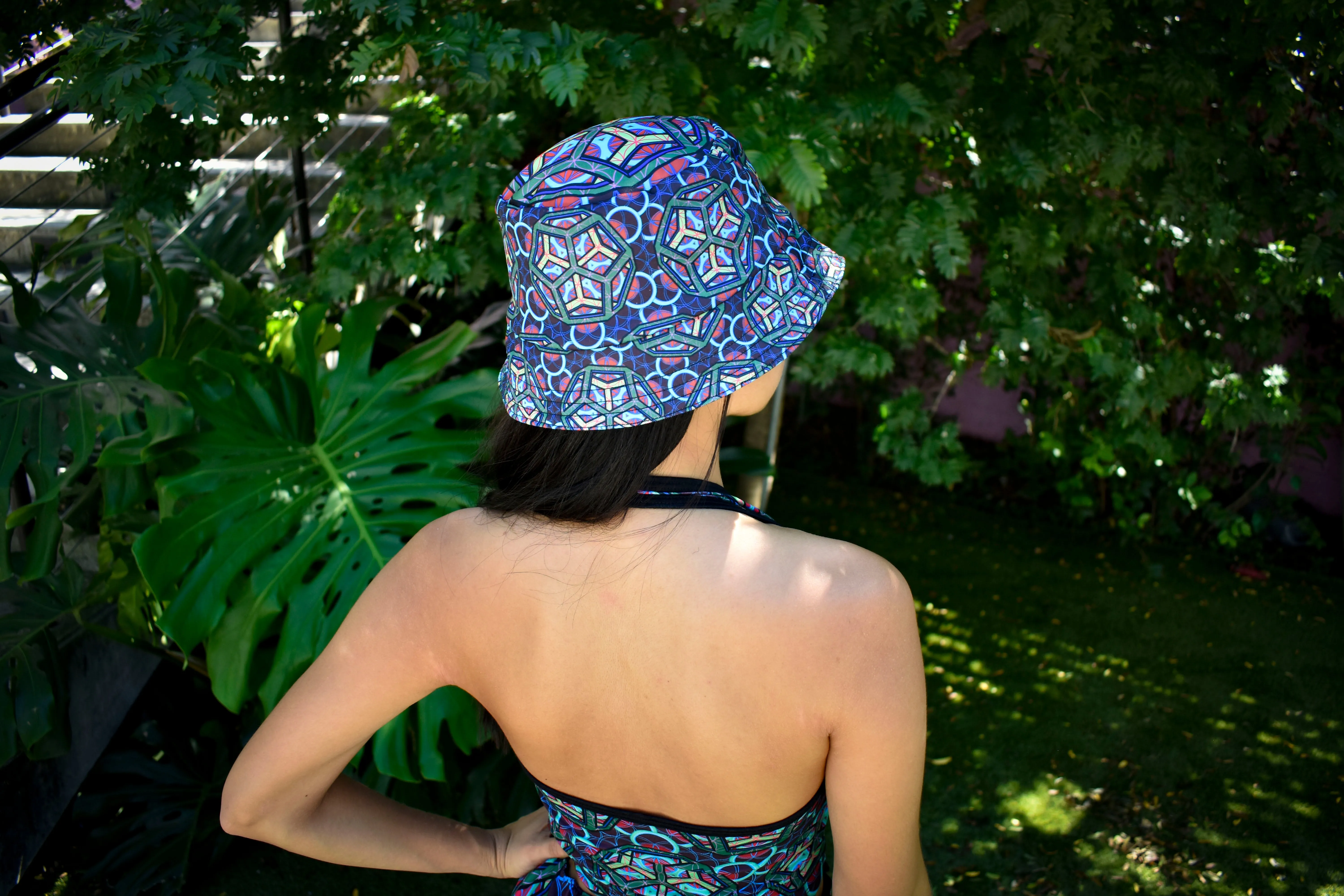 Dodecahedron Reversible Bucket Hat