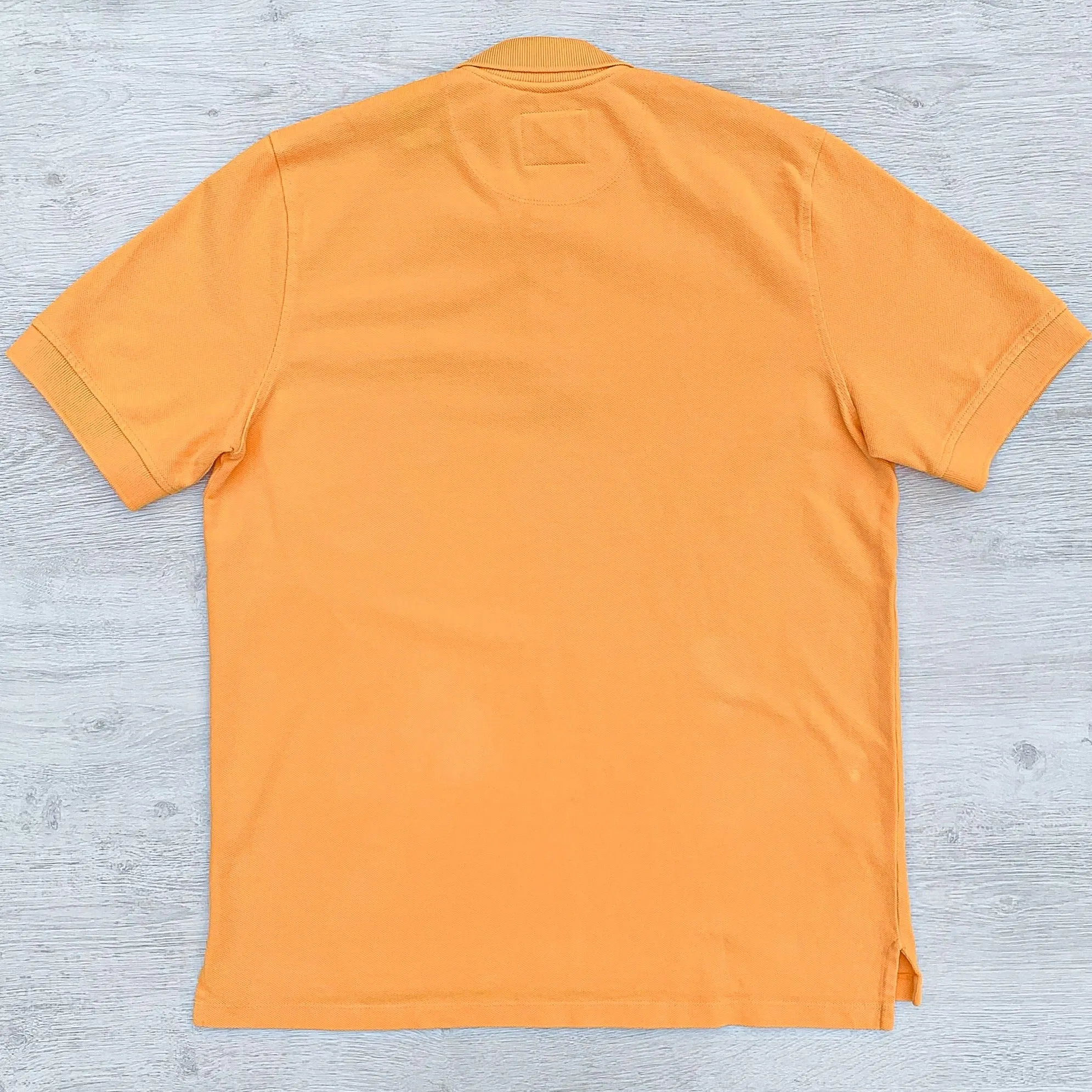 Drake's Duck Butterscotch Yellow Polo Shirt With Logo Embroidered Cotton Piqué