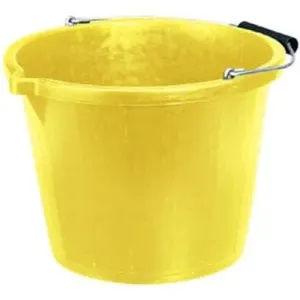Draper 10636 Bucket, 14.8L, Yellow Dr-10636