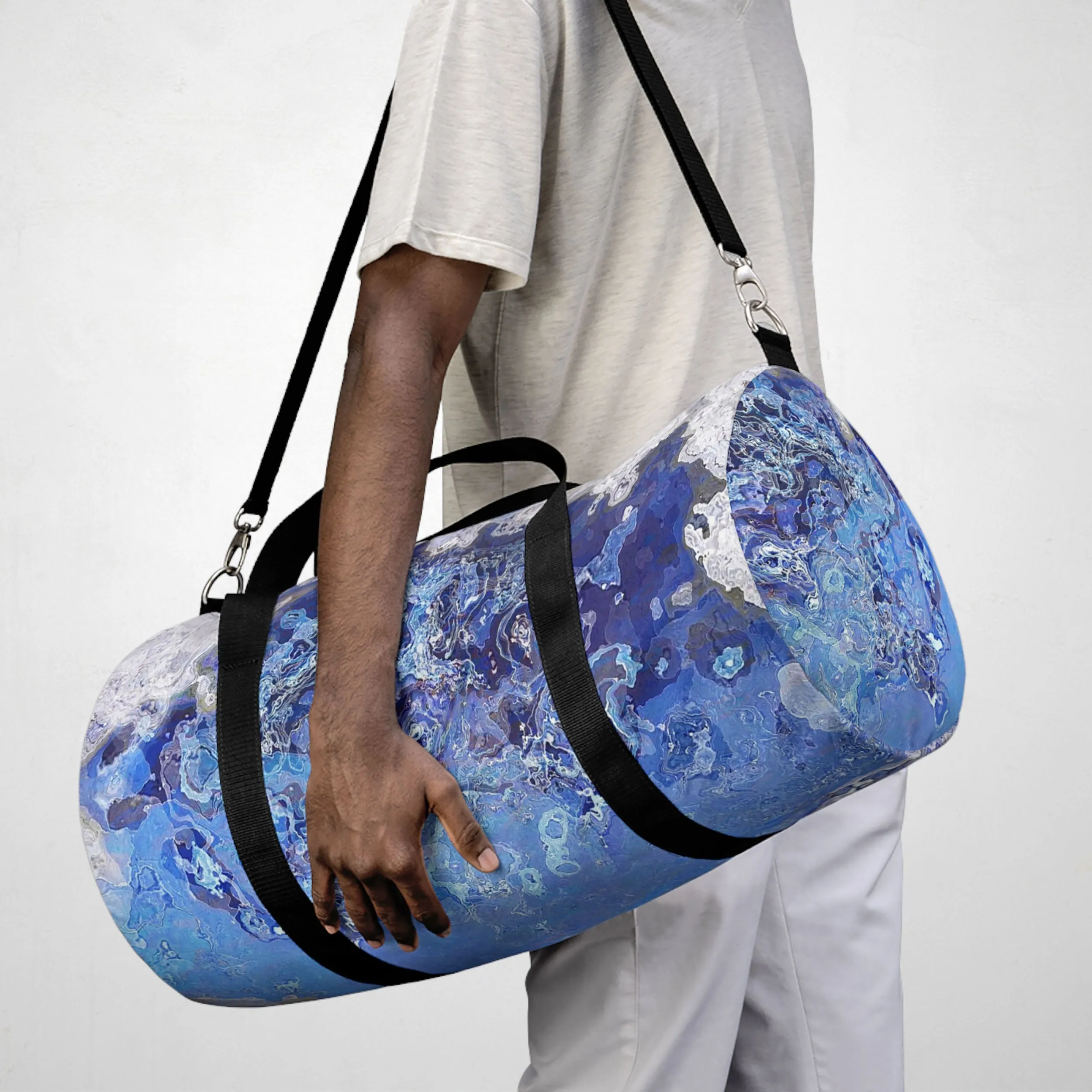 Duffle Bag, Blue Stone