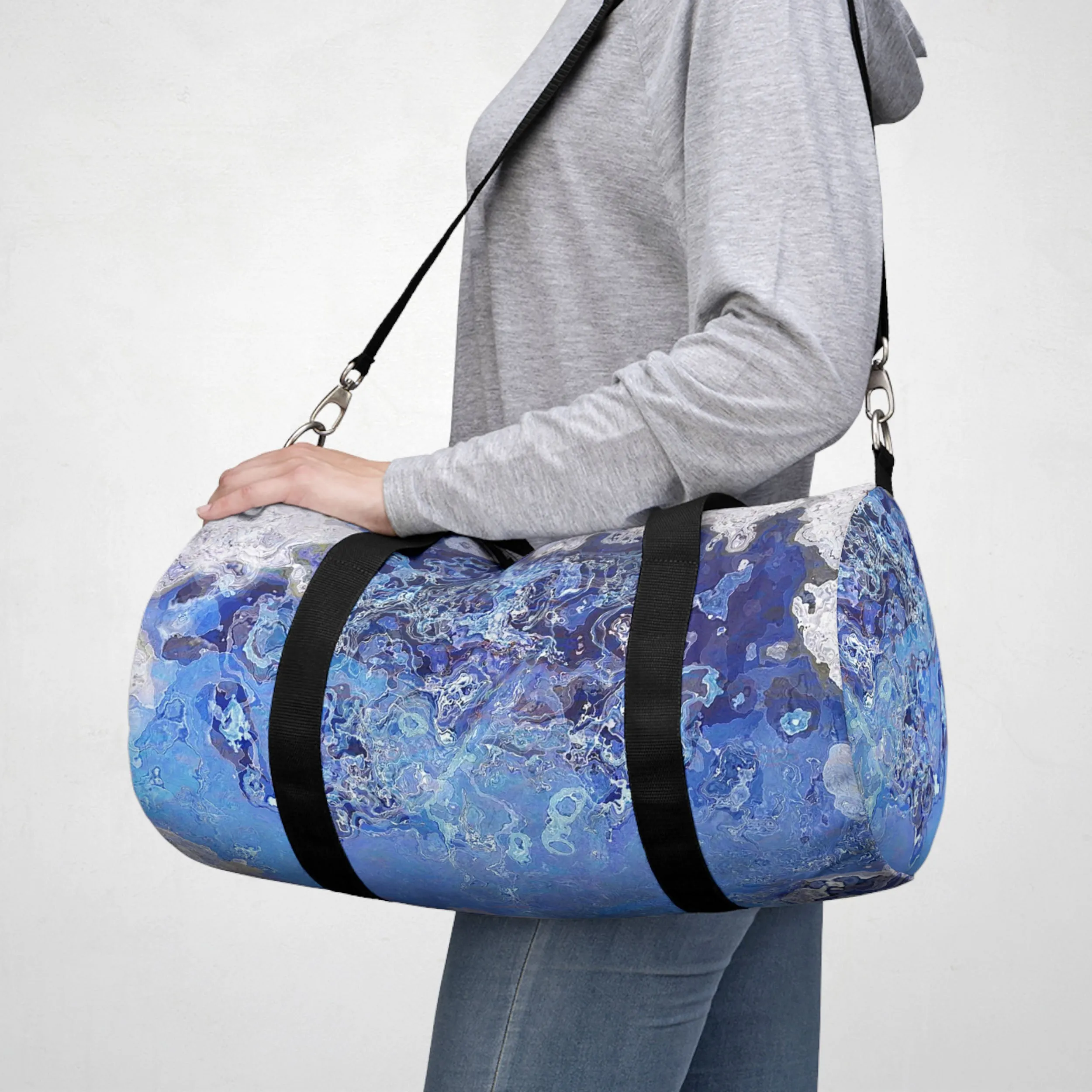 Duffle Bag, Blue Stone