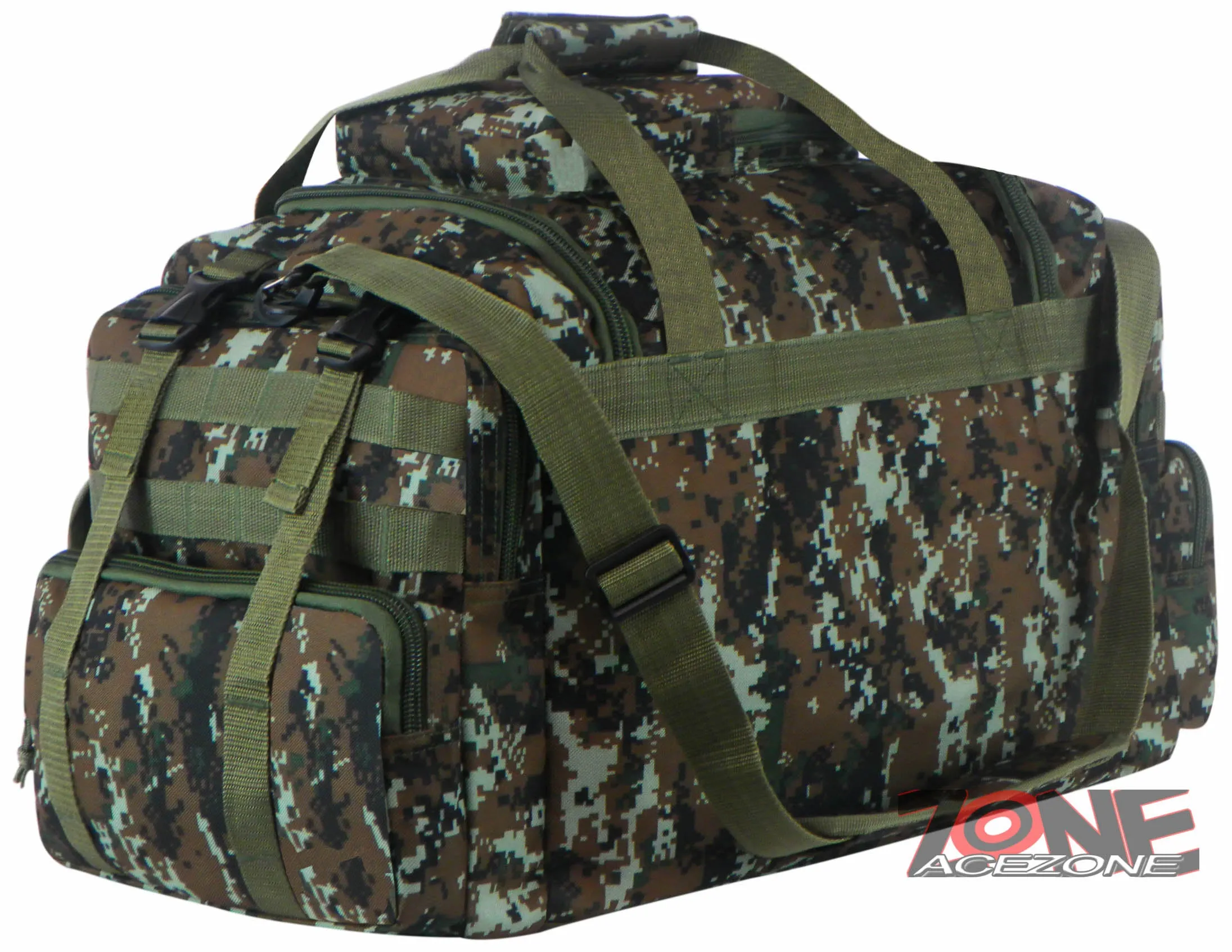 East West USA Tactical Military Heavy Duty 22" Duffel Bag RTDC822 GREEN ACU