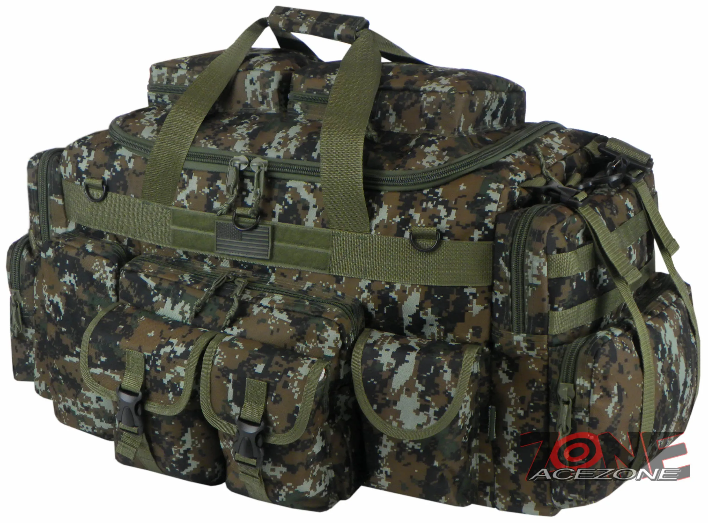 East West USA Tactical Military Heavy Duty 31" Duffel Bag RTDC831 GREEN ACU