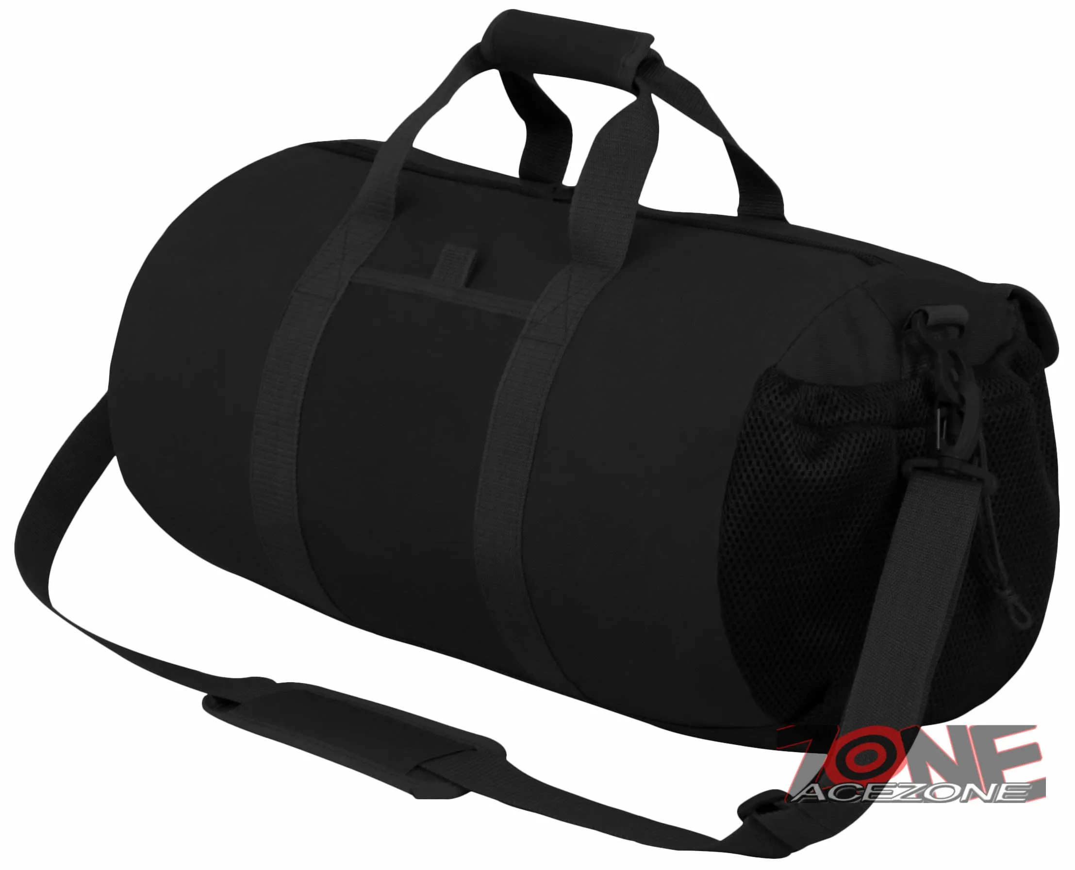 East West USA Tactical Molle Military Round Duffel Bag RTD703M BLACK