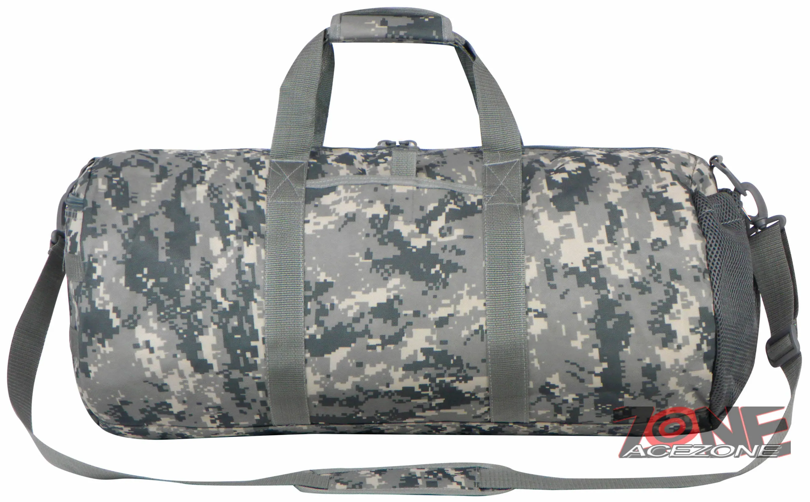 East West USA Tactical Molle Military Round Duffel Bag RTDC703M ACU