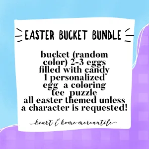 Easter Bucket Set