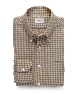 Eichler Cotton/Wool Gingham (Yellow/Grey)