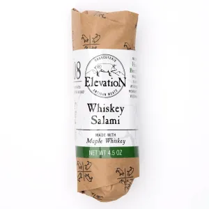Elevation Artisan Meats - 'Whiskey' Salami (4.5OZ)