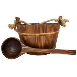 Emendo Sauna Bucket & Ladle