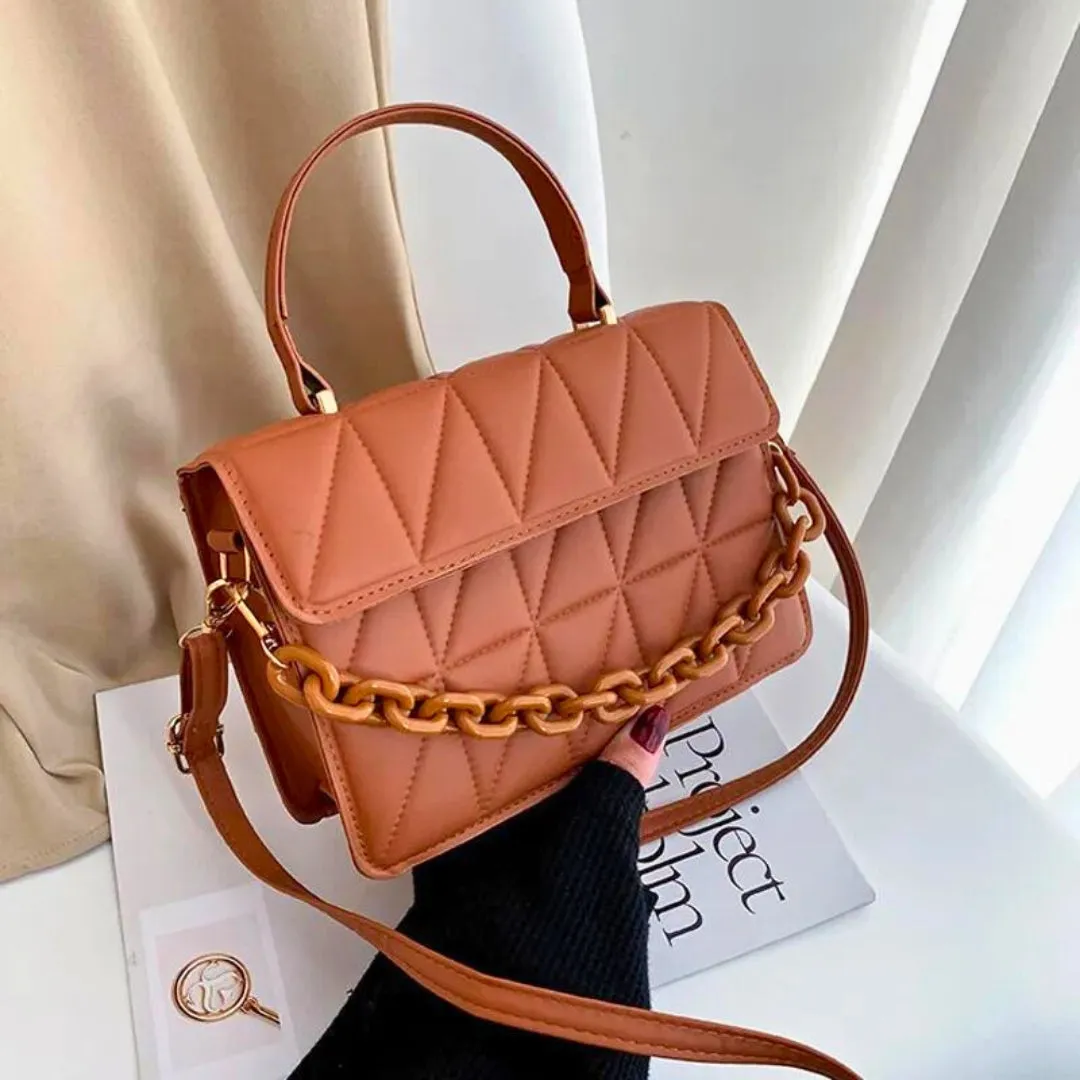 Emma™ | Quilted Chain Handbag