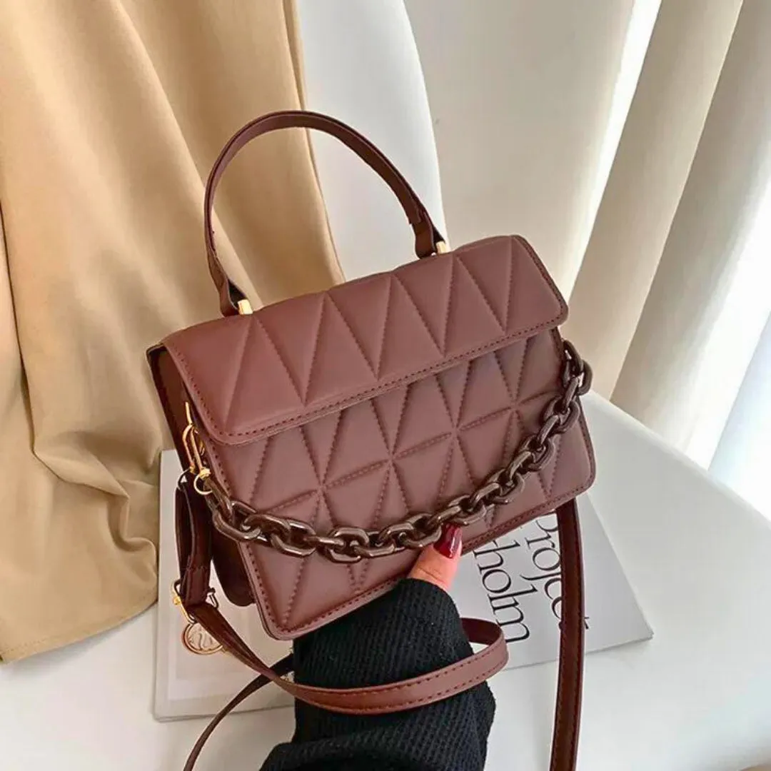 Emma™ | Quilted Chain Handbag