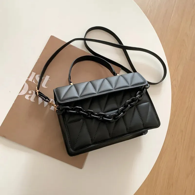 Emma™ | Quilted Chain Handbag