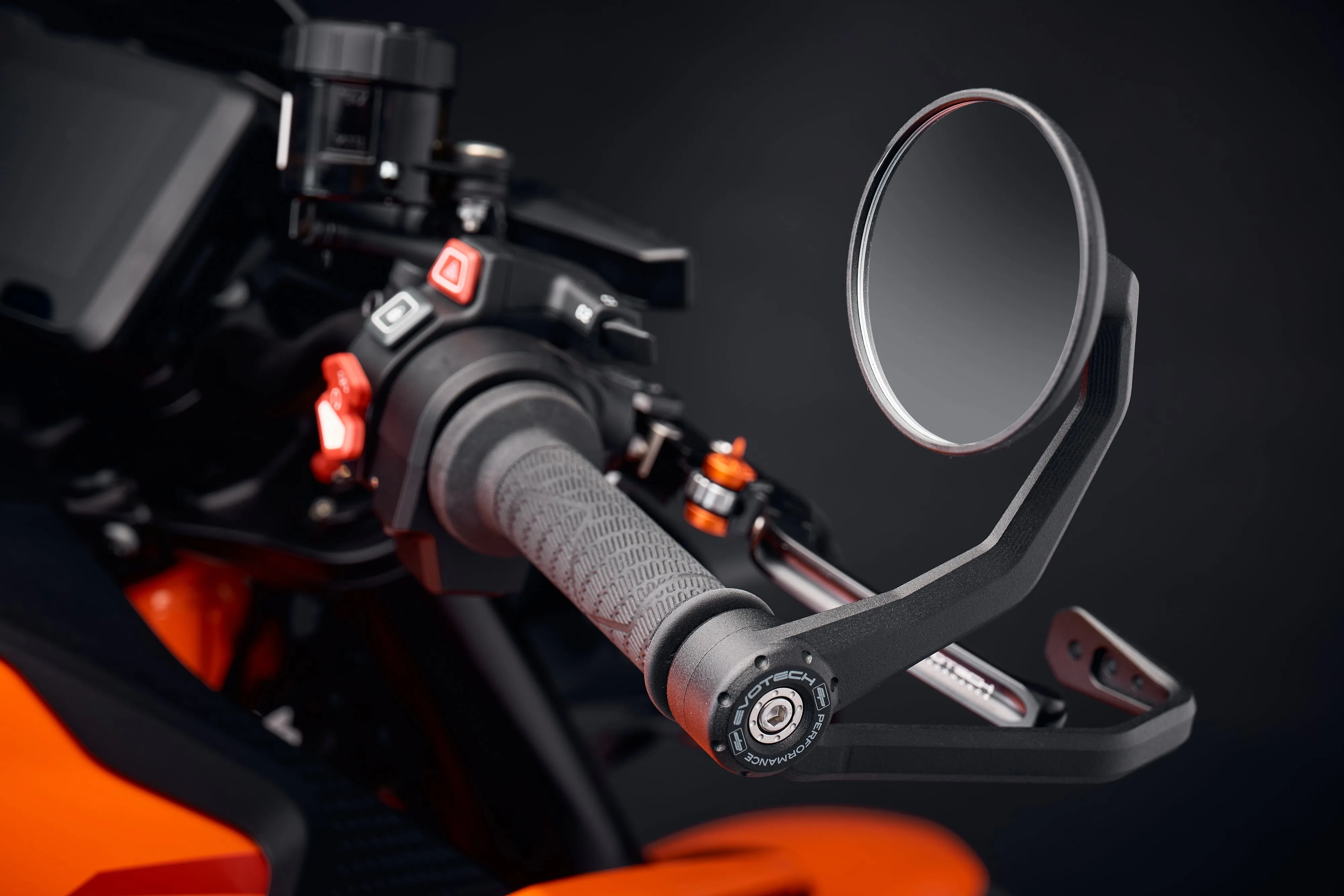 Evotech Bar End Mirrors / Brake and Clutch Protector Kit - KTM 890 Duke R (2020 )