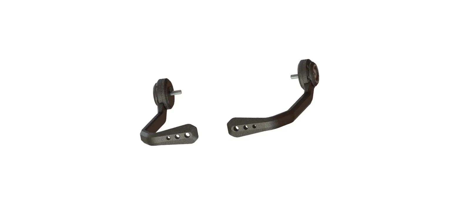 Evotech Triumph Bobber Brake And Clutch Lever Protector Kit (2017 ) (Bar End Mirror Version)