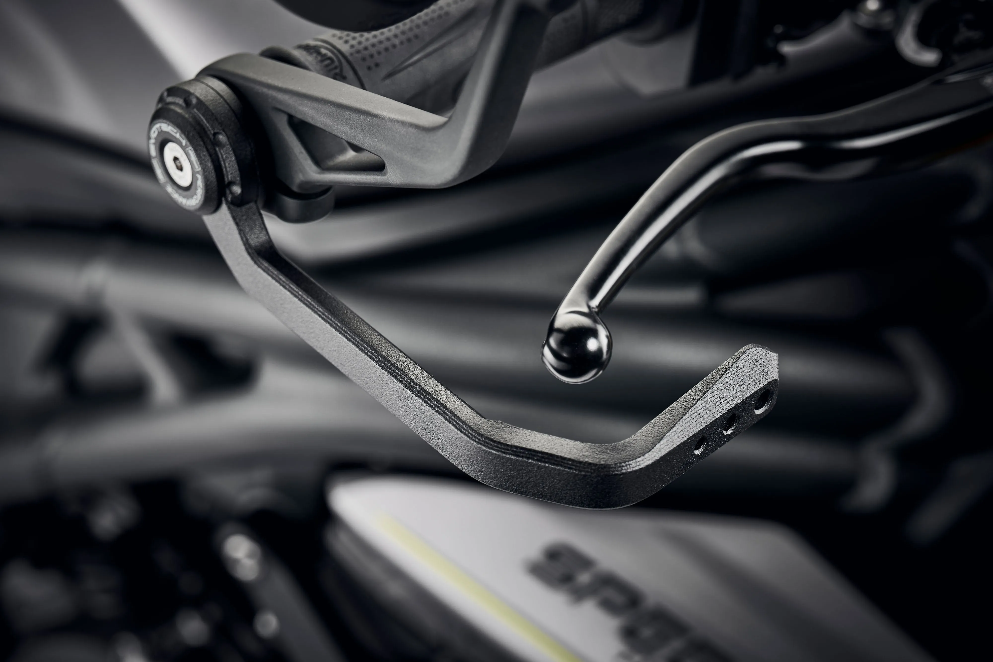 Evotech Triumph Bobber Brake And Clutch Lever Protector Kit (2017 ) (Bar End Mirror Version)