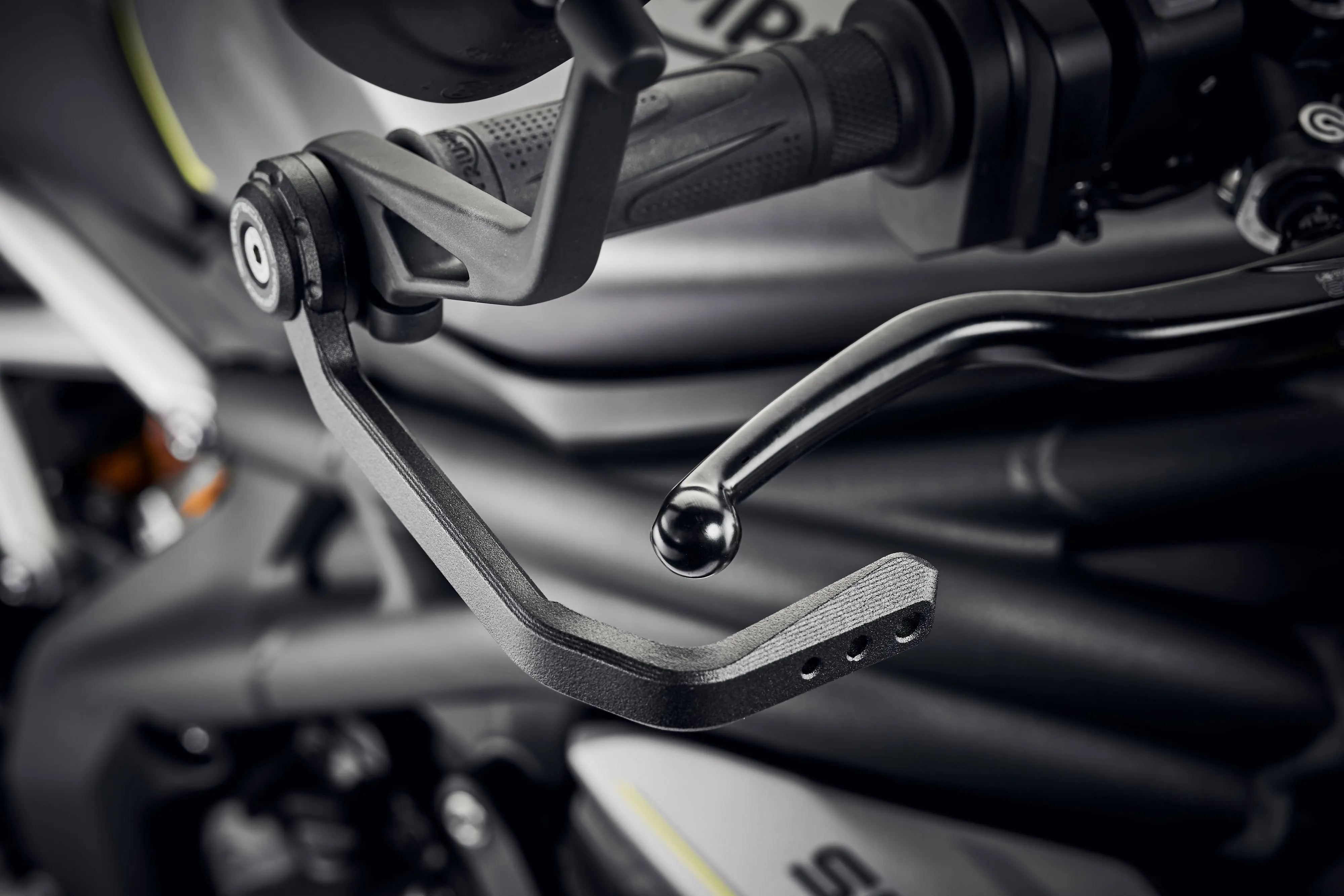 Evotech Triumph Bobber Brake And Clutch Lever Protector Kit (2017 ) (Bar End Mirror Version)