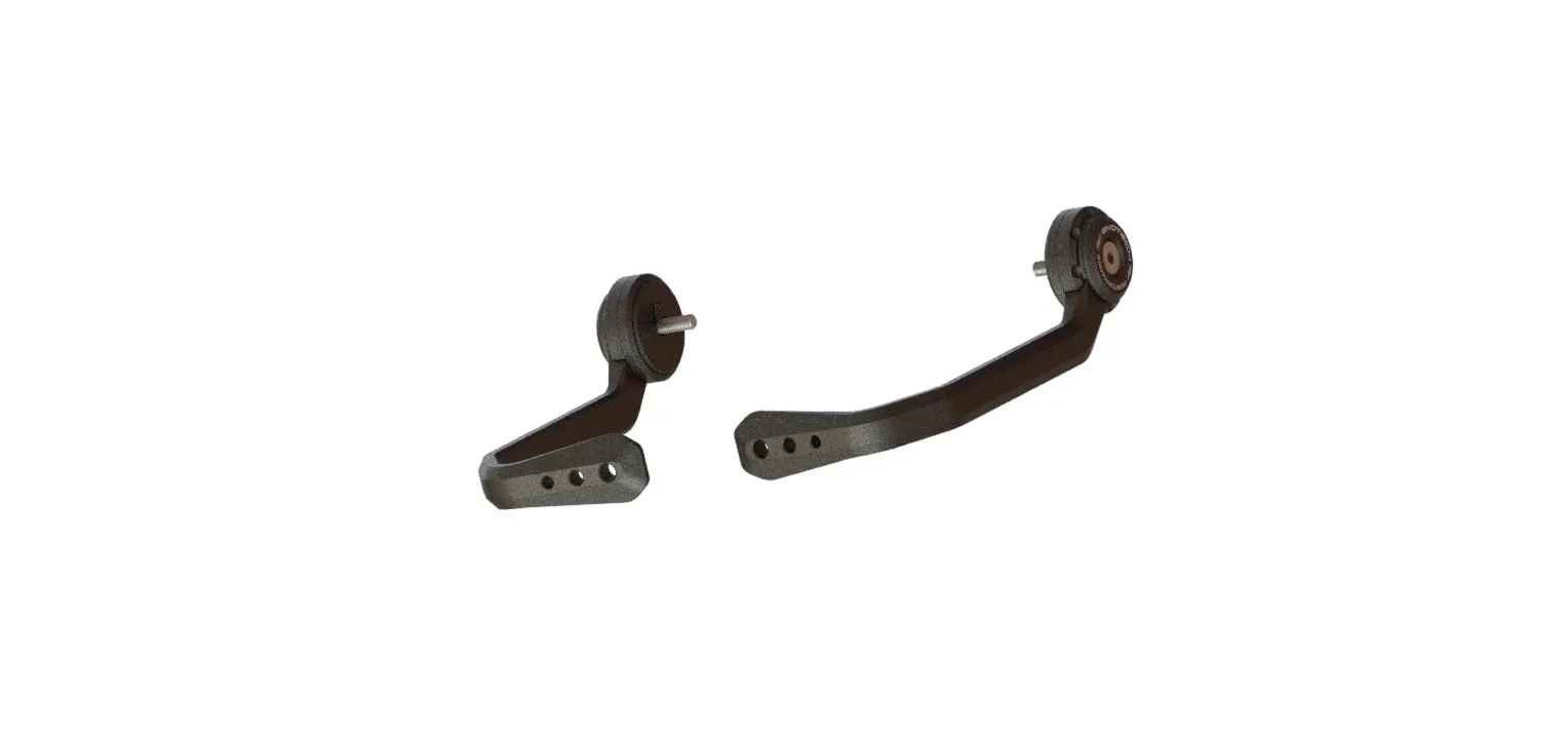Evotech Triumph Bobber Brake And Clutch Lever Protector Kit (2017 ) (Bar End Mirror Version)