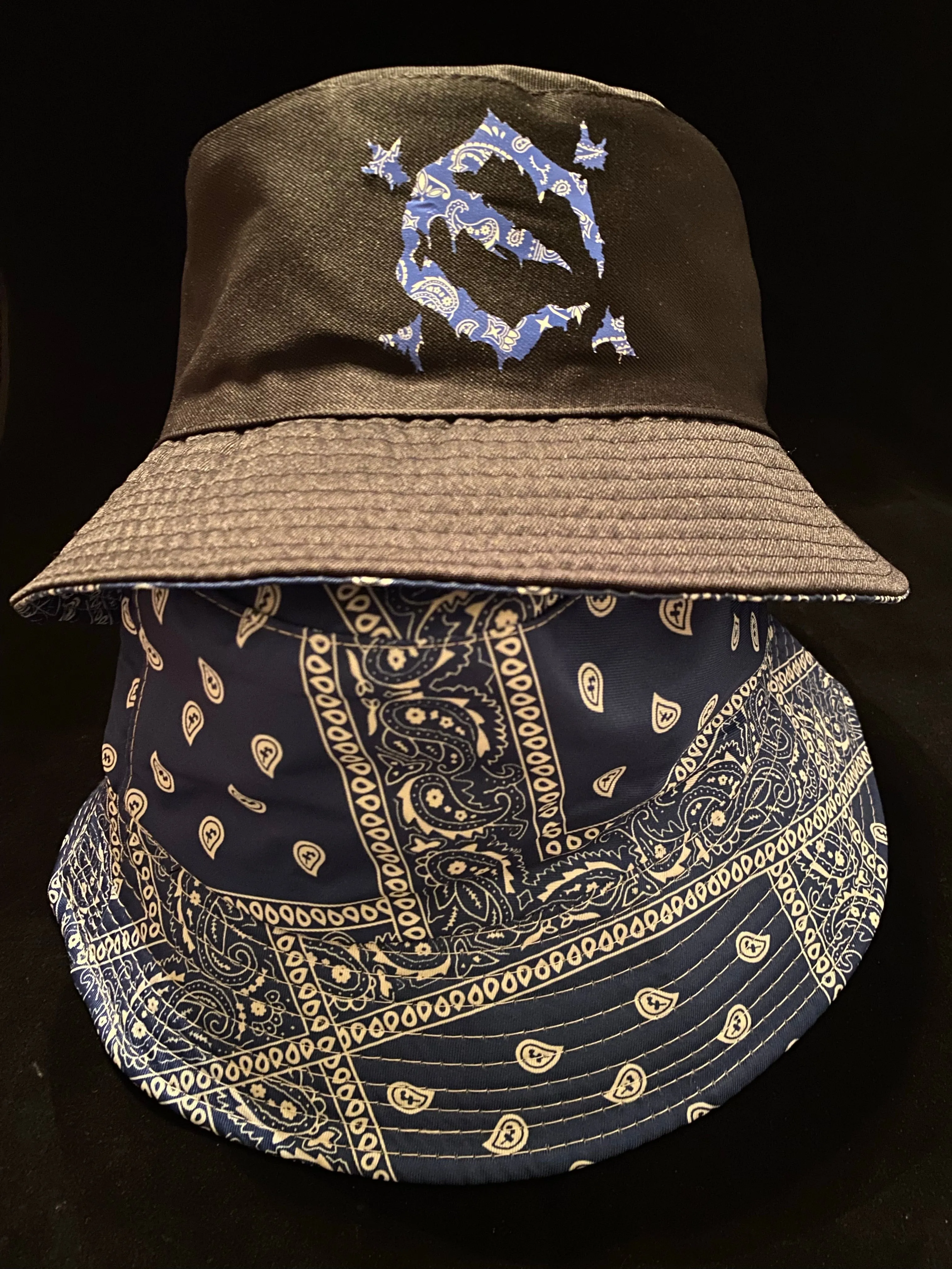 EZ MIL Emblem 2200 Blue Bucket Hat