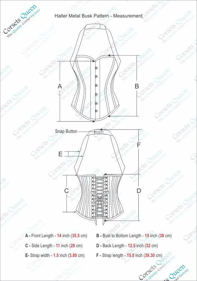 Faith Halter Neck Corset