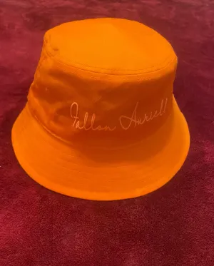 Fallon Aurielle Signature Classic Bucket Hat (Orange & Neon Orange)
