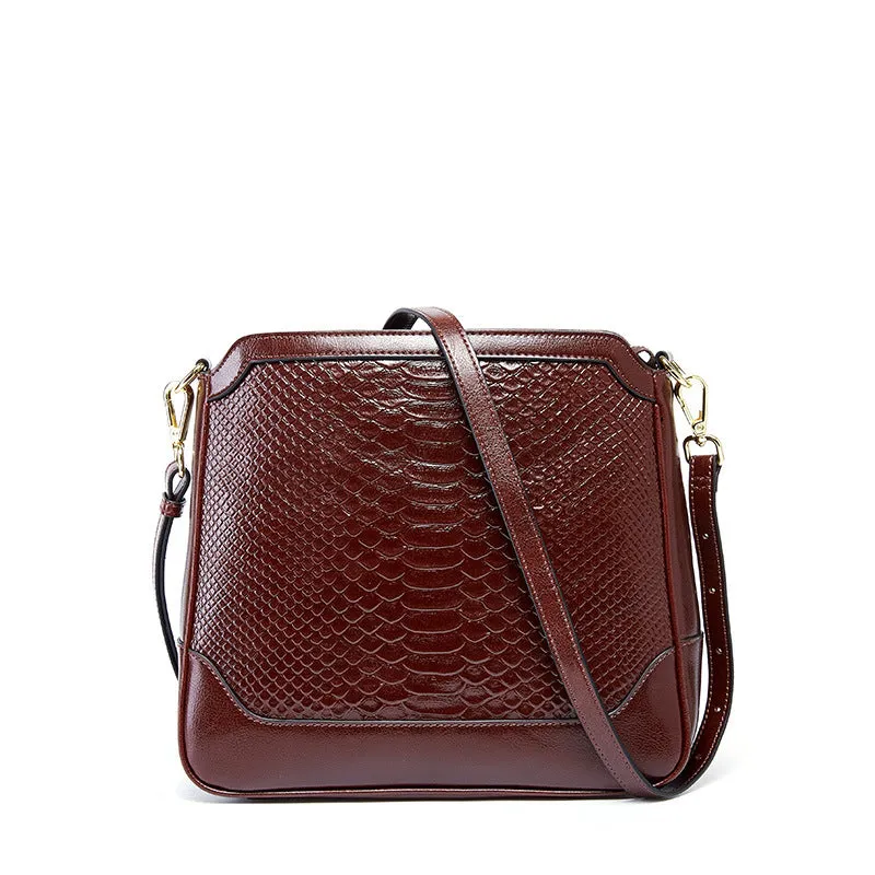 Fashion Crocodile Pattern Handbag