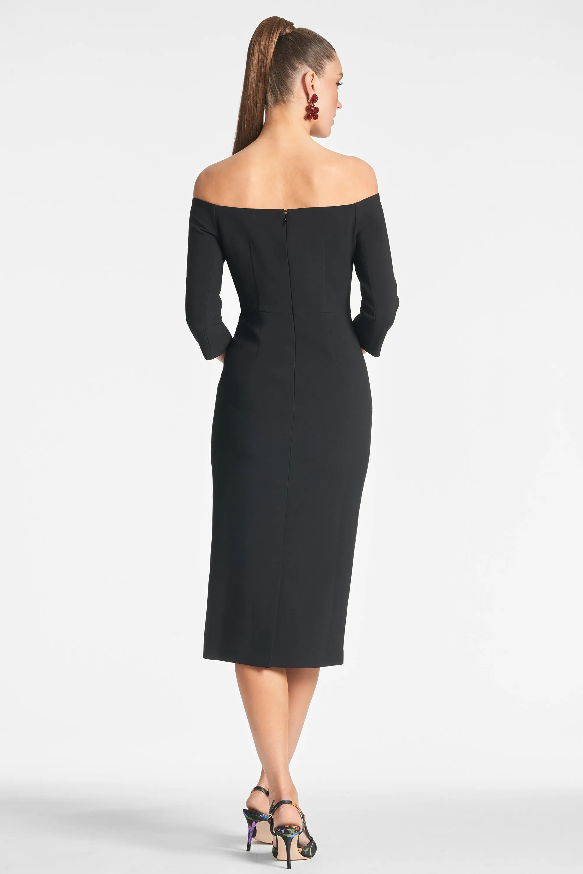 Fatima Dress - Noir Bouquet