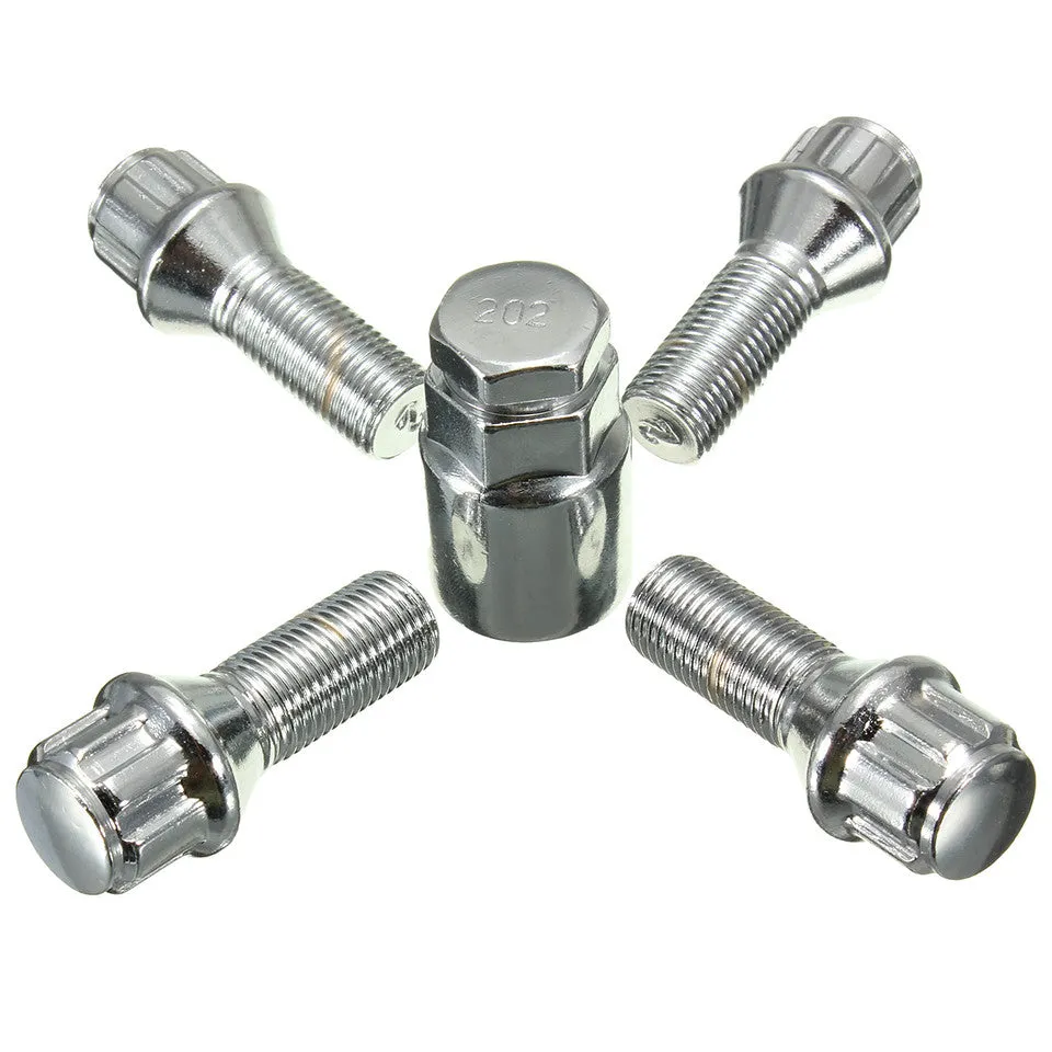 Fiat Palio Weekend [1996-2016] Locking Wheel Nuts / Bolts