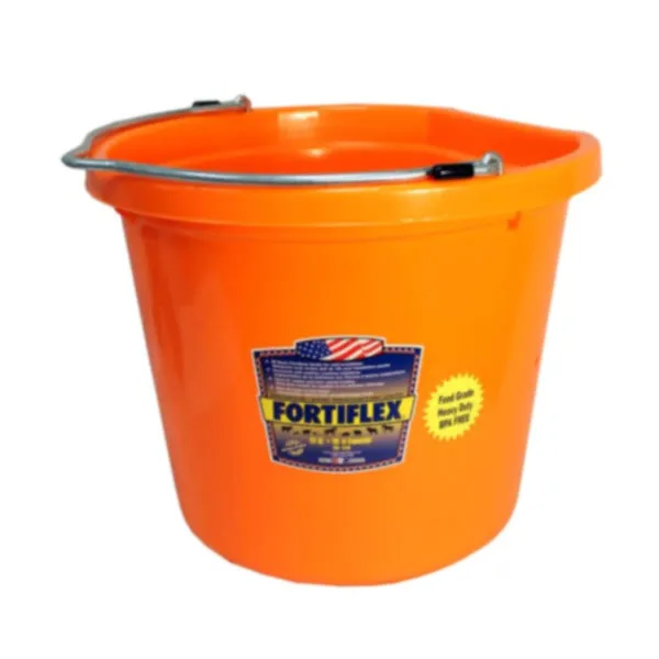 Fortiflex Flat Back Bucket 8 qt