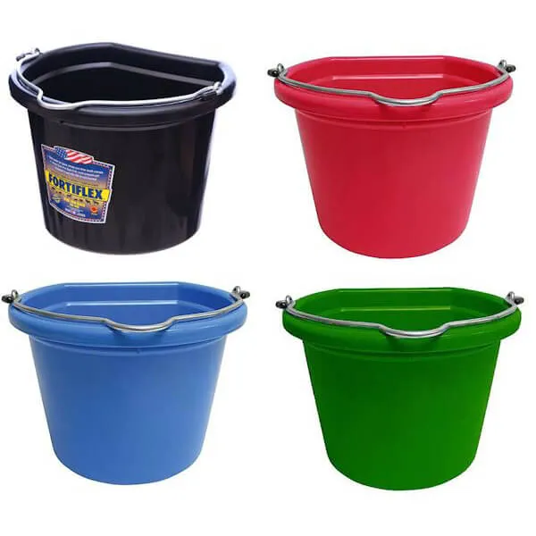 Fortiflex Flat Back Bucket 8 qt