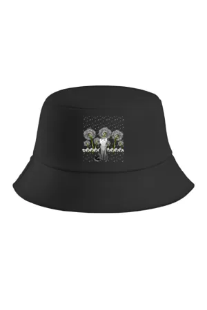 Fresh White Cat Bucket Hat (1 Colour)