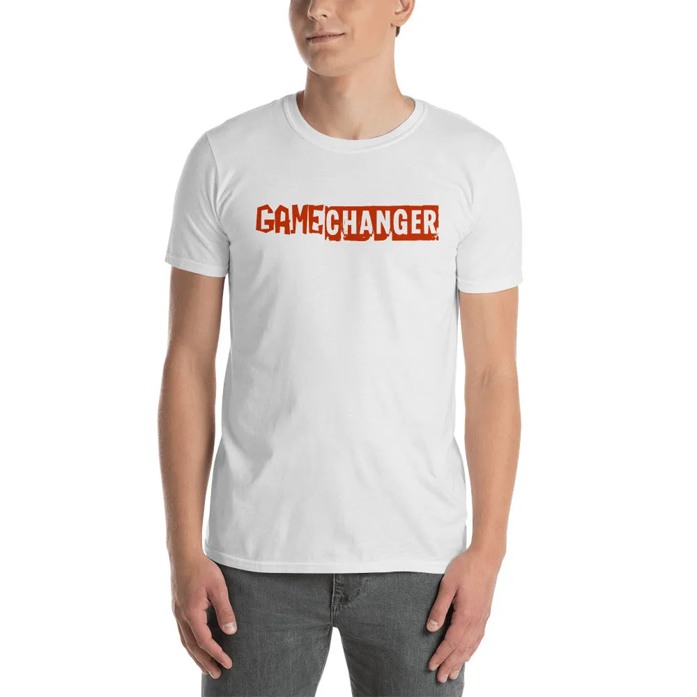 Game Changer T Shirt White Positive Vibes T Shirt Be A Game Changer T Shirt for Men