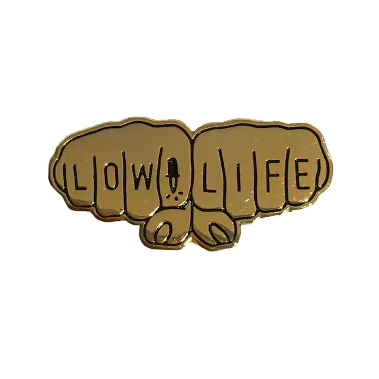gold knuckles pin