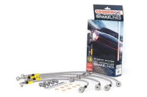 Goodridge 12-13 Honda Civic (Si Models) / 13 Acura ILX 2.4L Lrg Disc SS Brake Lines | 20028