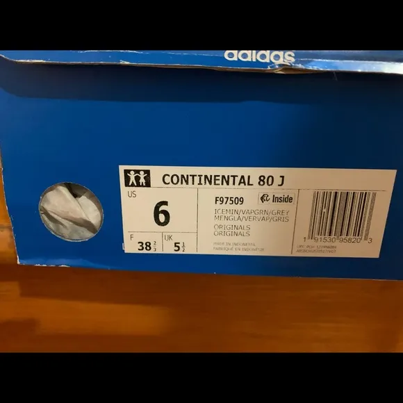 Grade school Continental 80 Ice Mint F97509
