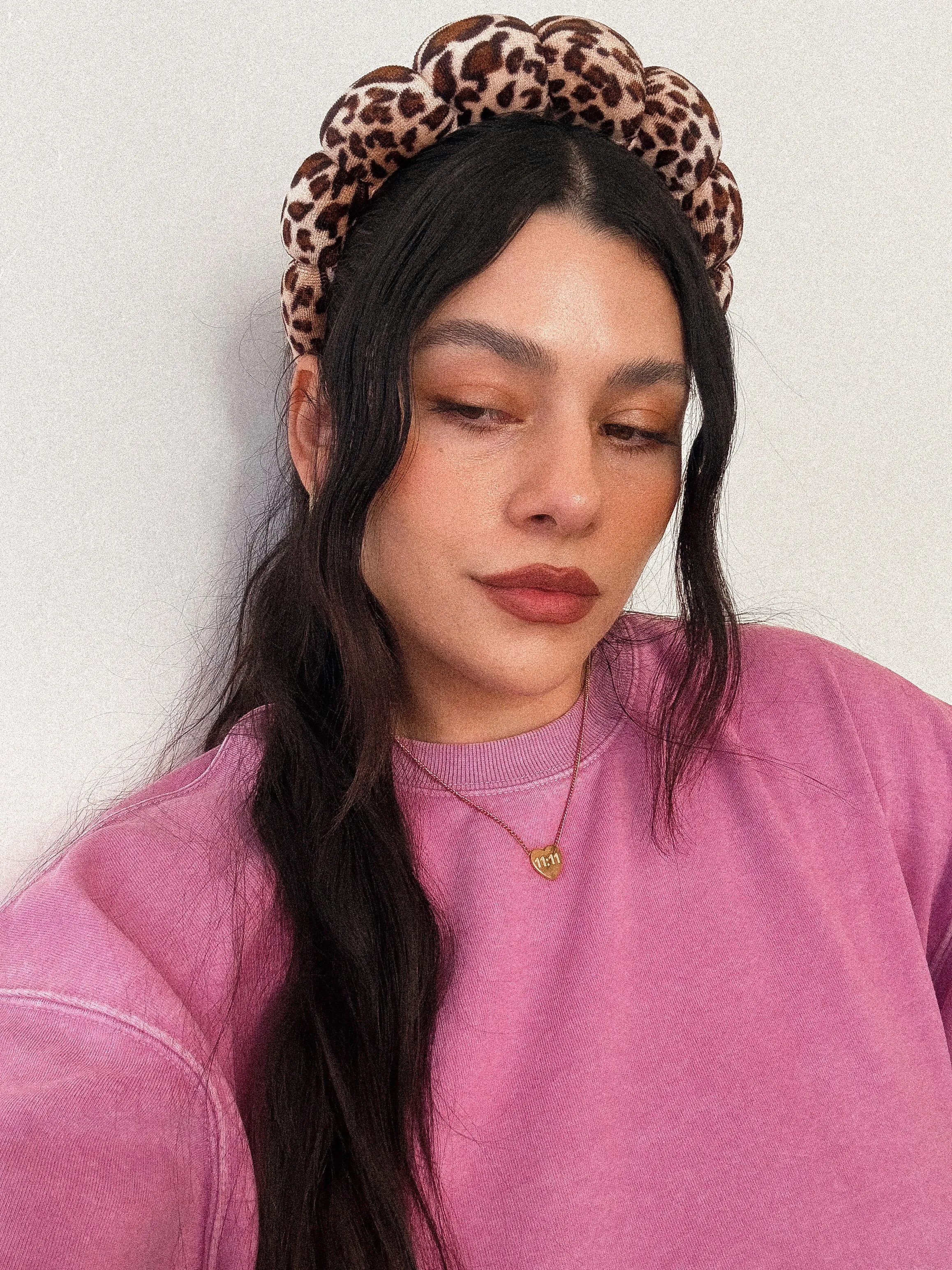 GRWM leopard headband *BROWN*